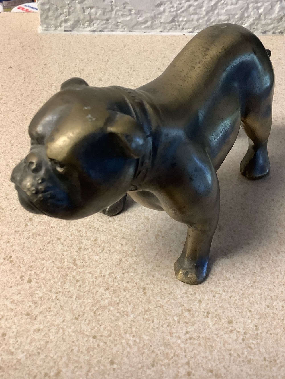 Mack Trucks Vintage Solid Brass Bulldog Figurine